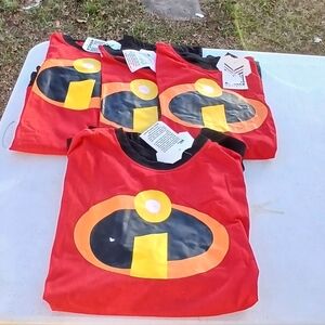 NWT Miracle Artistic Short Sleeve Pixar The Incredibles Shirts